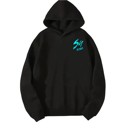 Black Football Detroit Hoodie